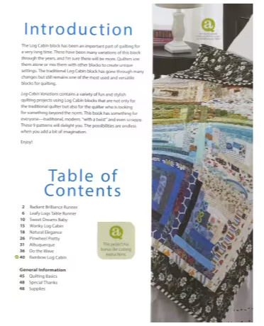 Log Cabin Variations Book
