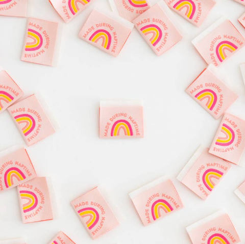 Sarah Hearts - Premium Woven Labels - Made during Naptime