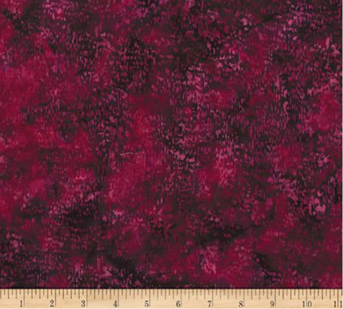 Bali Batiks by Hoffman - Burgundy 2588-38