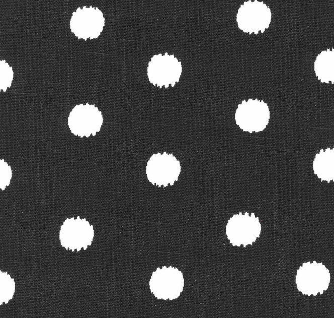 Panache Cotton Slub By Pieces To Treasure – Black Dot 54″
