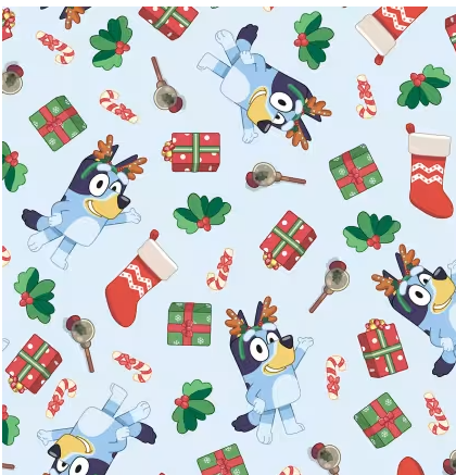 Bluey Reindeer Fabric