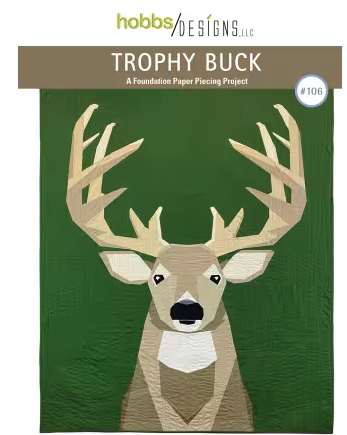 Trophy Buck Paper Pieced Pattern