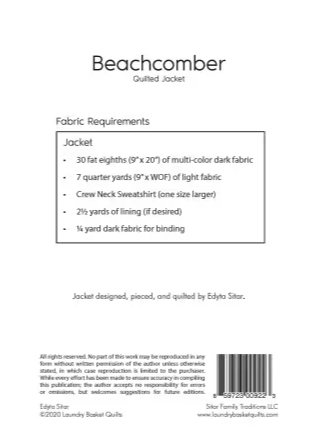 Beachcomber Jacket Pattern