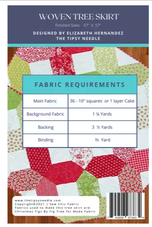 Woven Tree Skirt Pattern