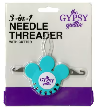 Gypsy Quilter - 3-in-1 Needle Threader with cutter