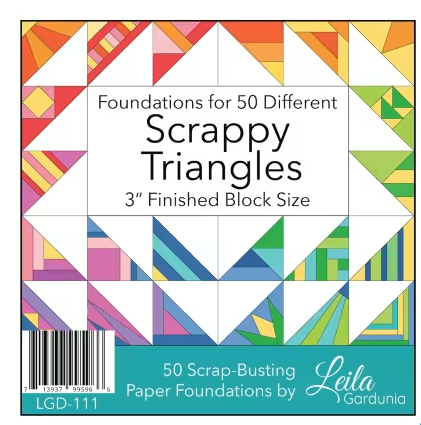 Scrappy Triangle Foundation Paper 3" Squares