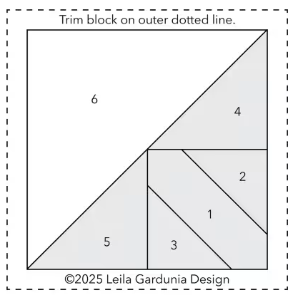 Scrappy Triangle Foundation Paper 3" Squares
