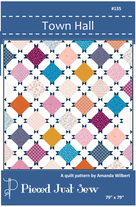 Town Hall Pattern by Pieced Just Sew