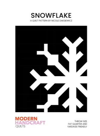 Snowflake Pattern by Modern Handcraft Quilts