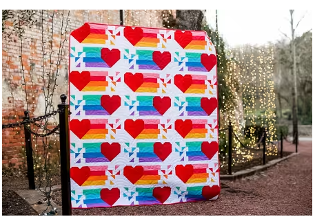 Confetti Hearts Pattern