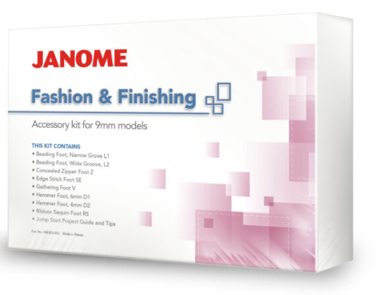 Janome Fashion Finishing Kit 9mm