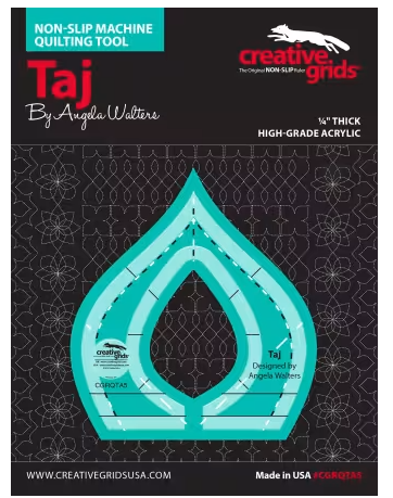 Creative Grids - Taj Machine Quilting Ruler