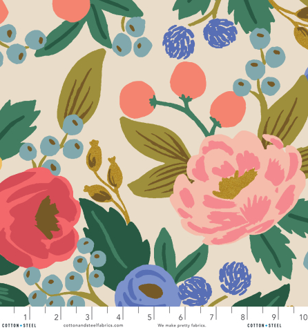 Rifle Paper Co. for Cotton + Steel - Vintage Blossom Cream