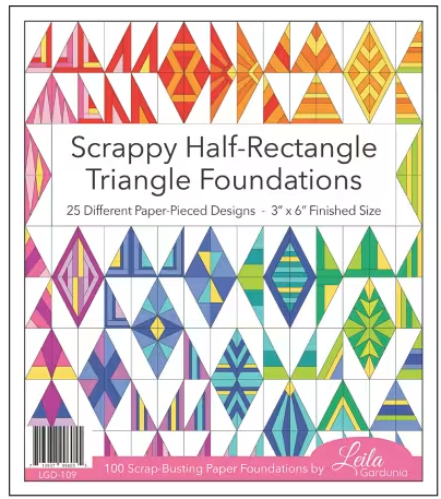 Scrappy Half-Rectangle Triangle Foundation Paper