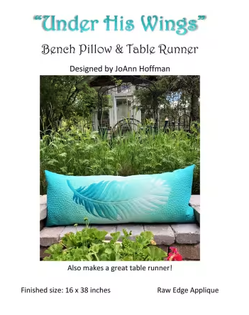 Under His Wings - Bench Pillow & Table Runner Pattern