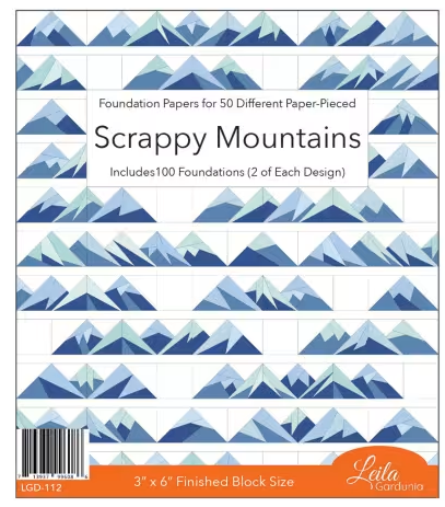 Scrappy Mountains Foundation Paper Pad