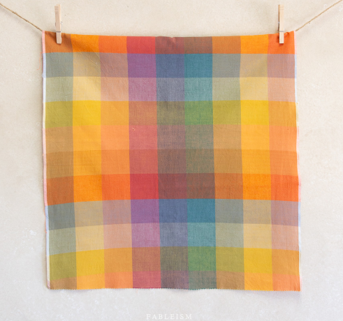 Fableism Lumiere - Happy Checkers in Bold - 55" wide