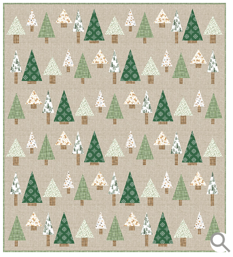 Snowbound - Holiday Hills Tree Pattern
