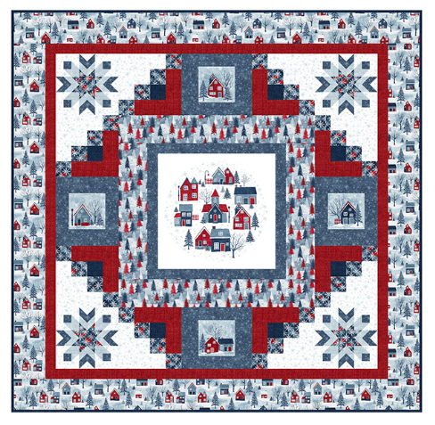 Central Plaza Quilt Pattern