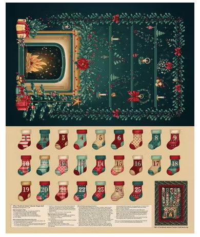 Advent Calendar Panel 36" x 42"