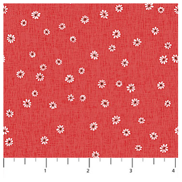 Cherry Orchard - Daisies in Red