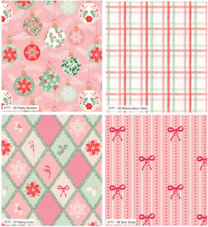 Baubles & Bows - 8 Fat Quarter Bundle