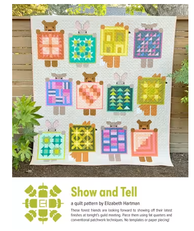 Show and Tell Quilt Pattern - Elizabeth Hartman