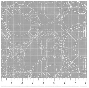Little Builders - Cogwheels in Gray