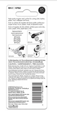 Rotary Blade Replacements 45mm - 2pc