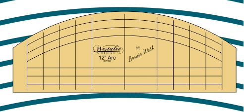 12" Arch Machine Quilting Ruler