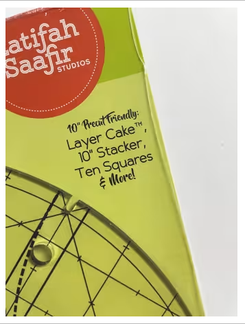 The Ten Square Clammy Template Ruler 9in