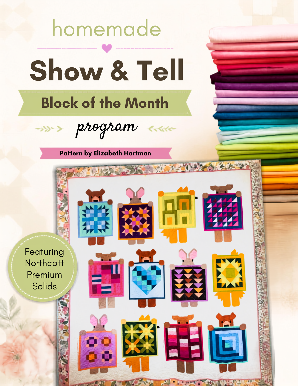 Block of the Month - Show & Tell Quilt