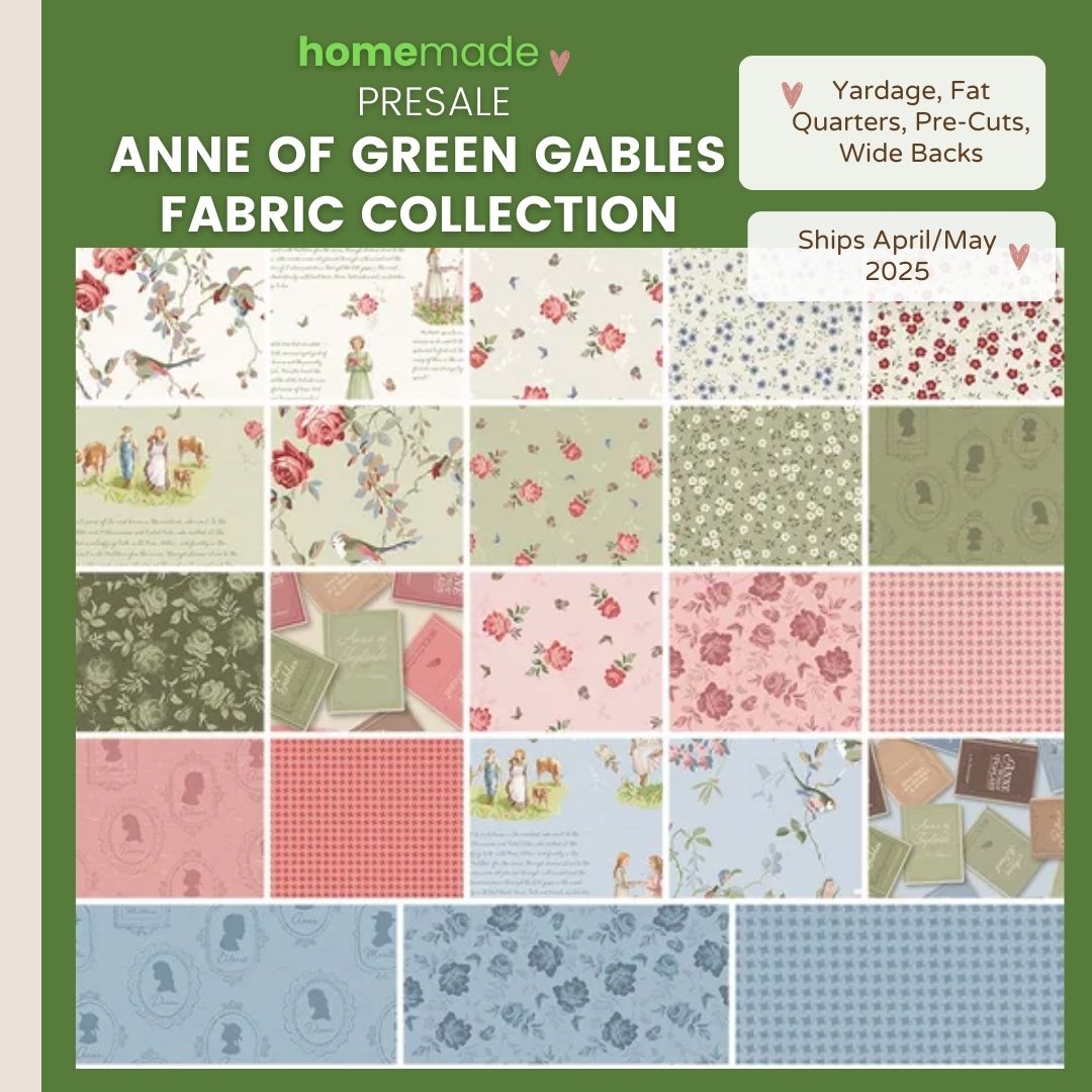 ANNE OF GREEN GABLES 10pc Fat Quarter Bundle - Pinks