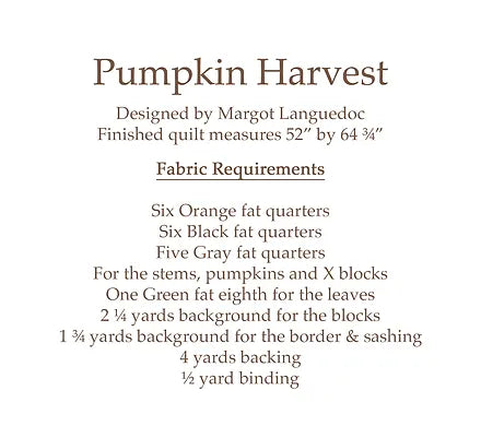 Pumpkin Harvest - Pattern