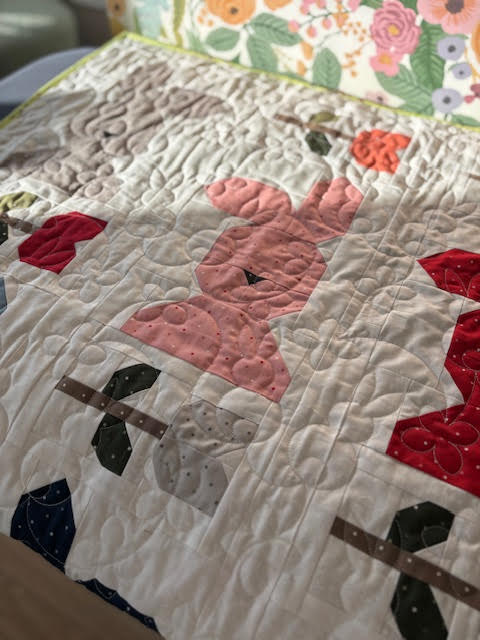 Bunnies and Blooms Quilt Kit - The Pattern Basket