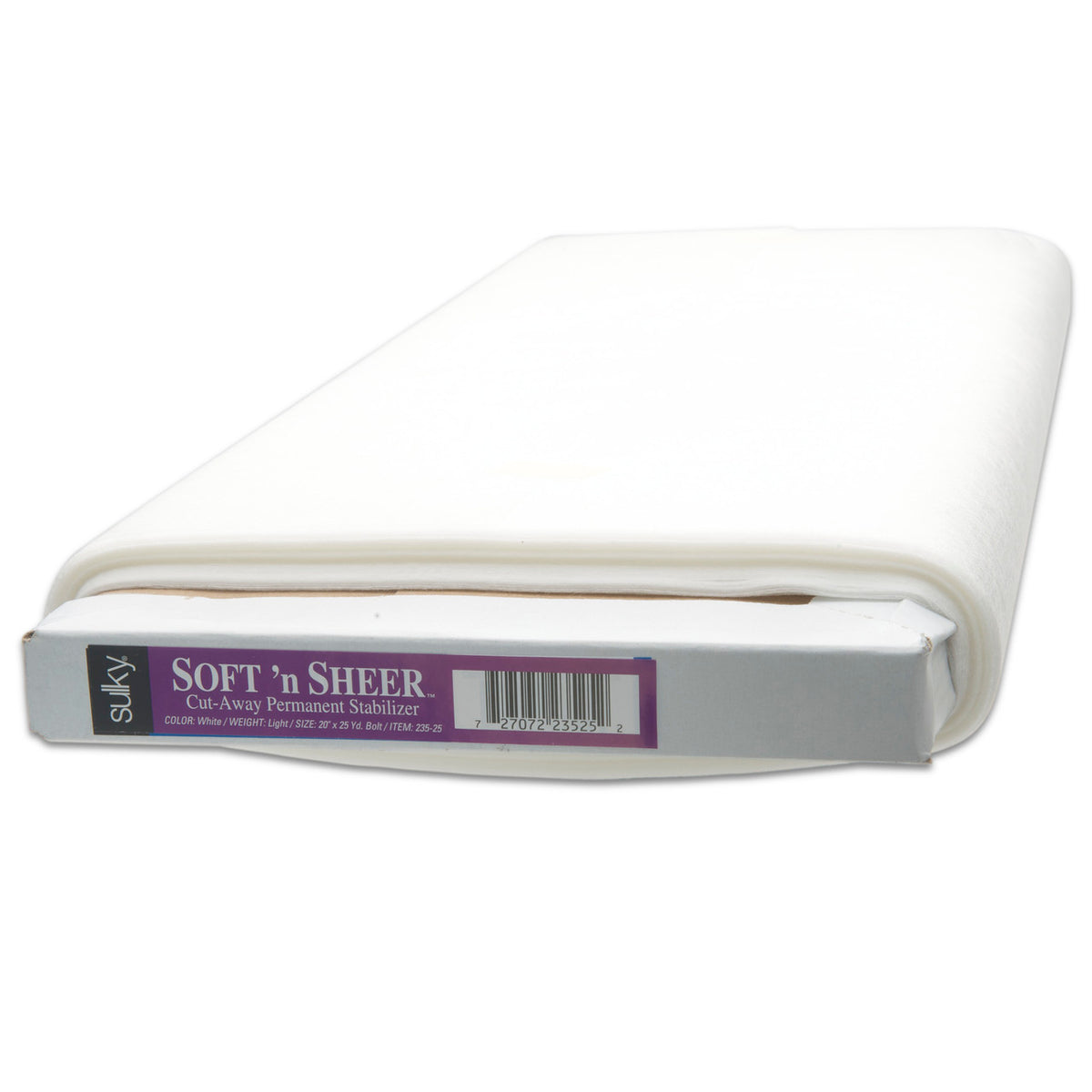 Sulky Soft &#39;n Sheer Stabilizer - White - 20&quot; x 1/2 yard