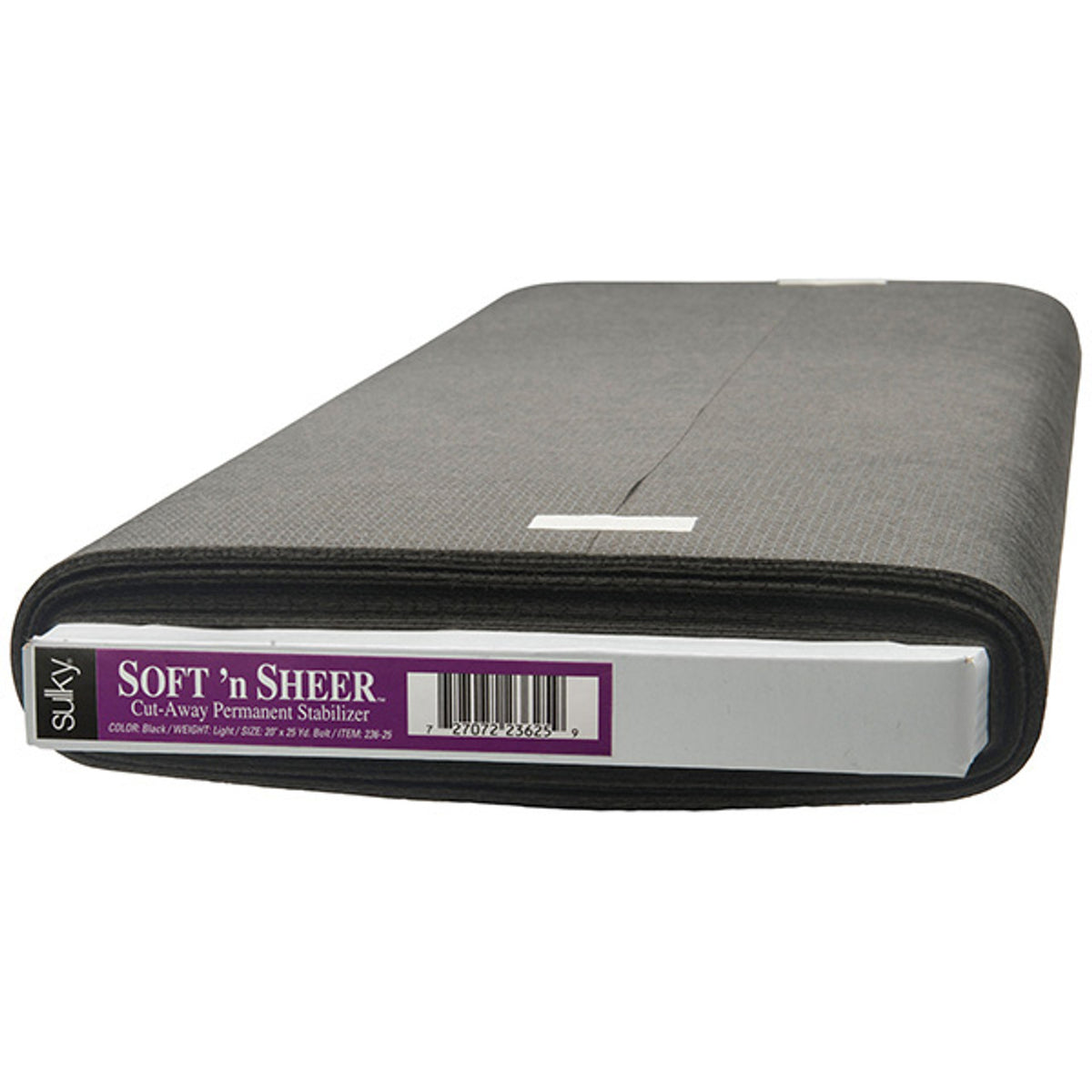 Sulky Soft &#39;n Sheer Stabilizer - Black - 20&quot; x 1/2 yard