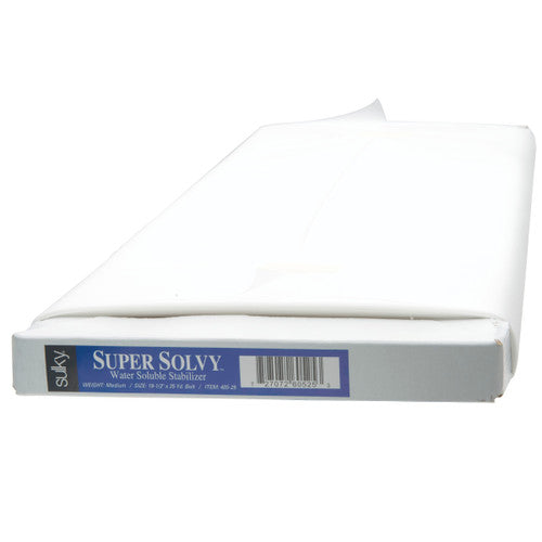 Sulky Super Solvy Stabilizer - Clear - 20&#39;&#39; x 1/2 yard