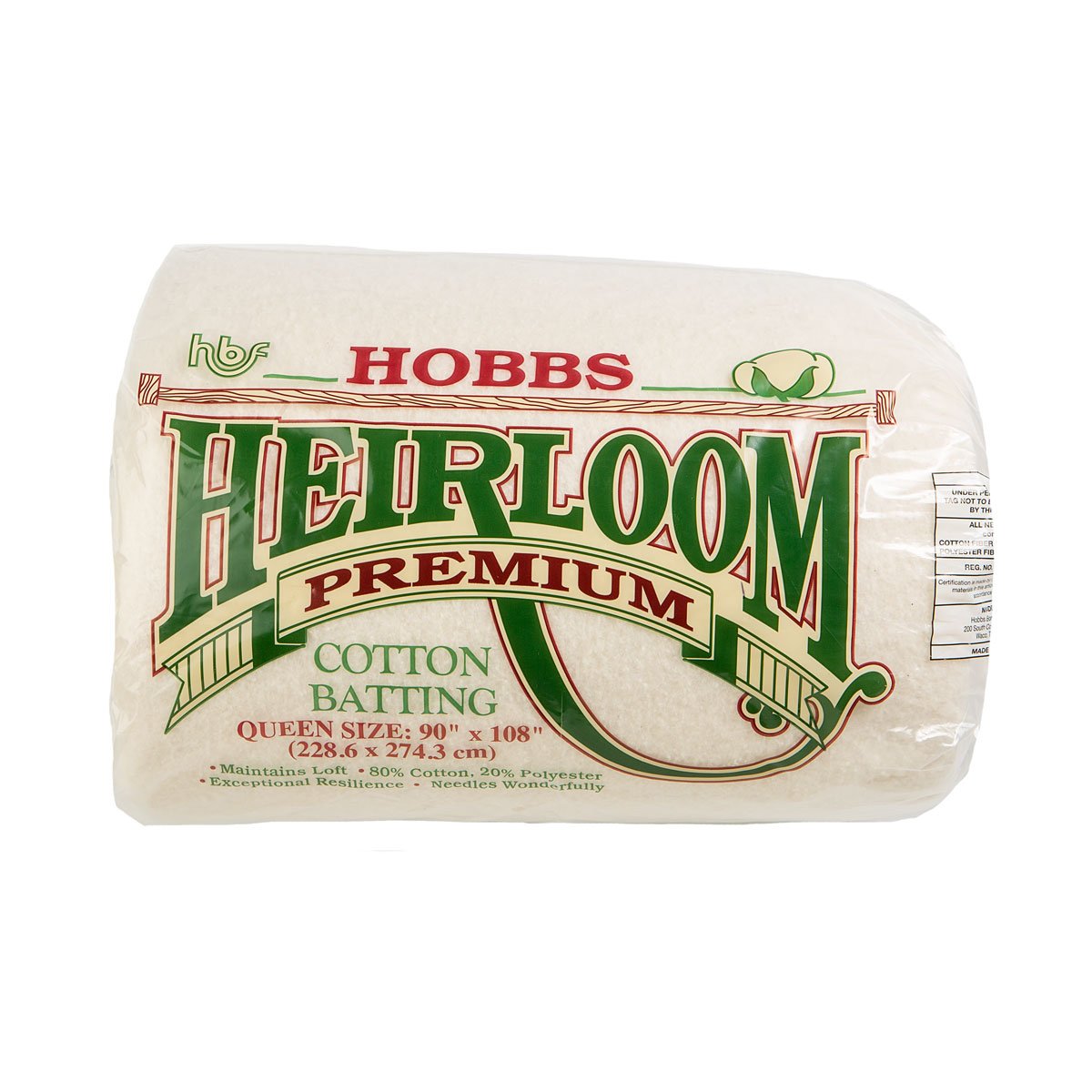 Heirloom Premium 80/20 Batting - QUEEN