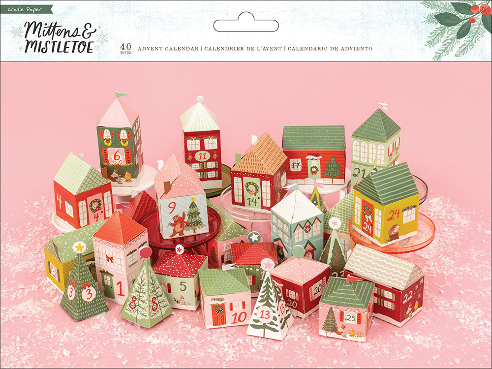 Crate Paper Mittens and Mistletoe - Advent Calendar