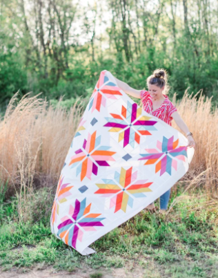 Lottie Quilt Kit with Pattern - Large Throw size