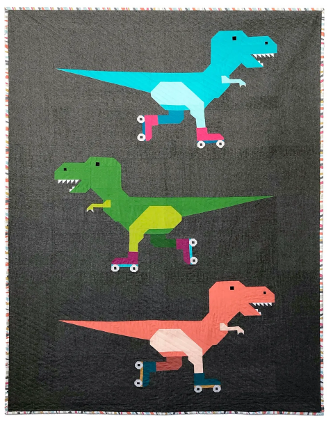 Dinorama - Quilt Pattern by Art East Quilting Co.