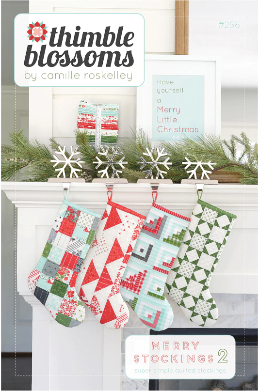 Merry Stockings 2 Sewing Pattern Thimble Blossoms #256