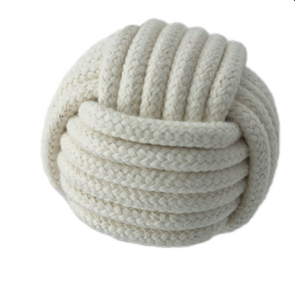 Braided Cotton Rope - 1/4&quot; Natural