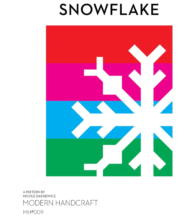 Snowflake Quilt Pattern - Modern Handcraft
