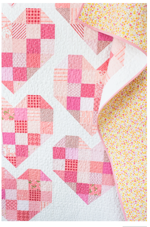 Scrappy Hearts - Quilt Pattern by Quilty Love