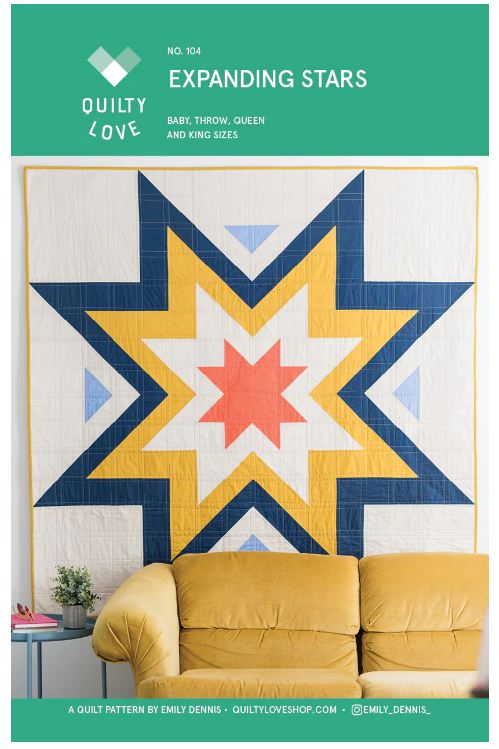 Quilty Love - Expanding Stars Quilt Pattern