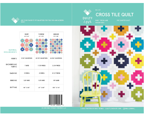 Quilty Love - Cross Tile Quilt Pattern