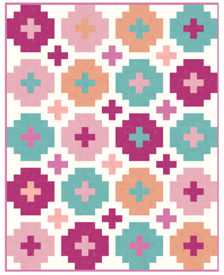 Quilty Love - Cross Tile Quilt Pattern