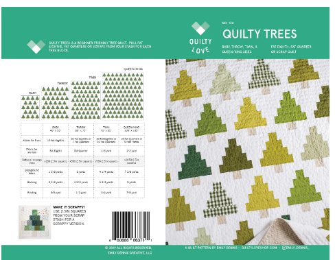 Quilty Love - Quilty Trees Quilt Pattern